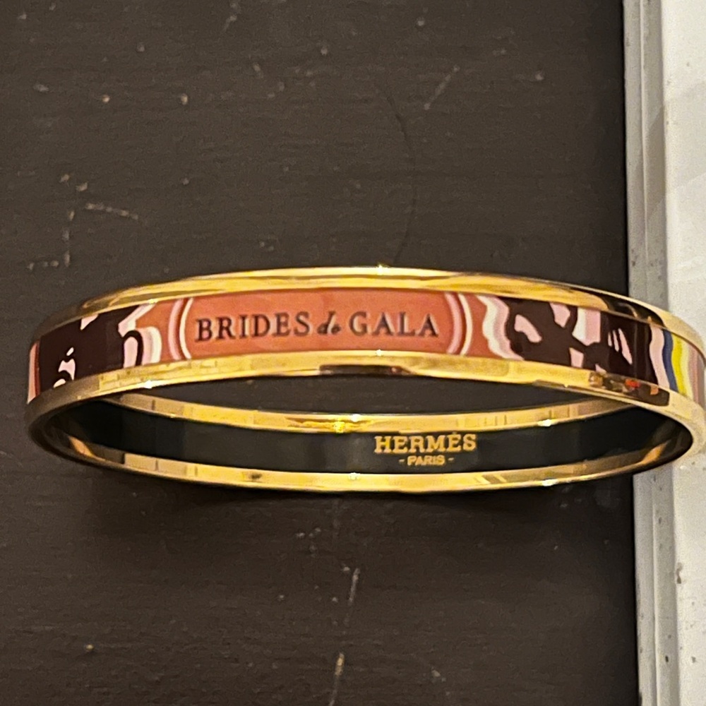 Hermes Brides de Gala Gold and Brown Bracelet